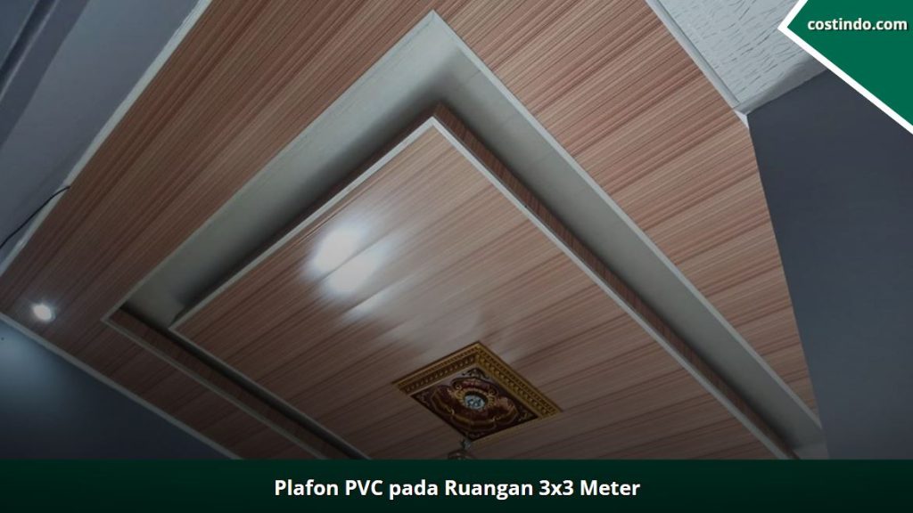 Pasang plafon pvc ukuran 3x3 meter