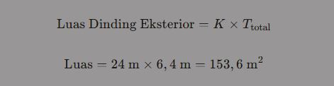 Rumus keliling dinding eksterior