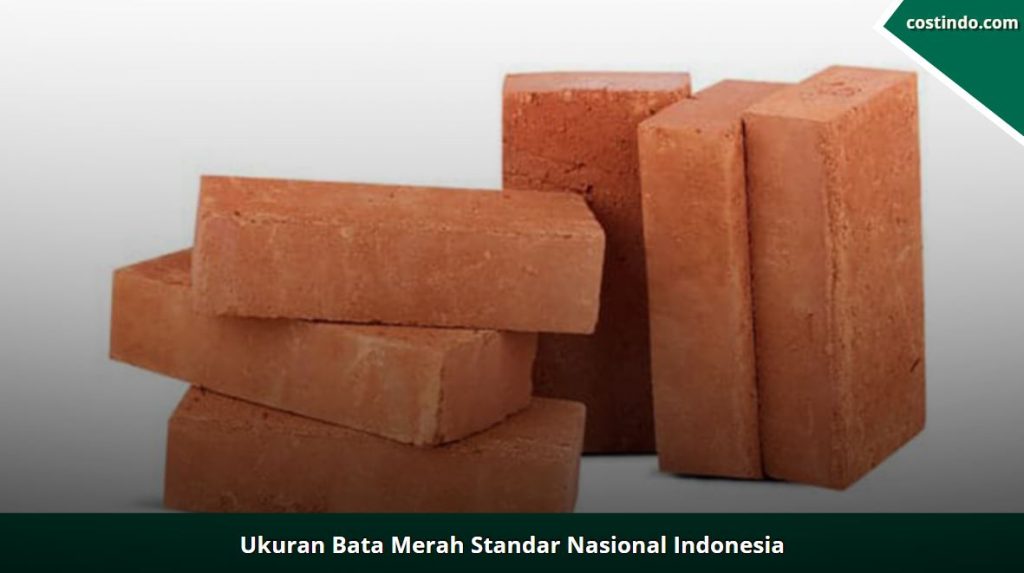 ukuran batu bata merah standar nasional indonesia